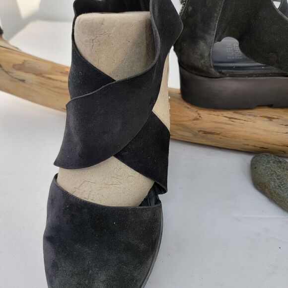 Eileen fisher Carver pebbled nubuck leather shoes - Picture 7 of 9